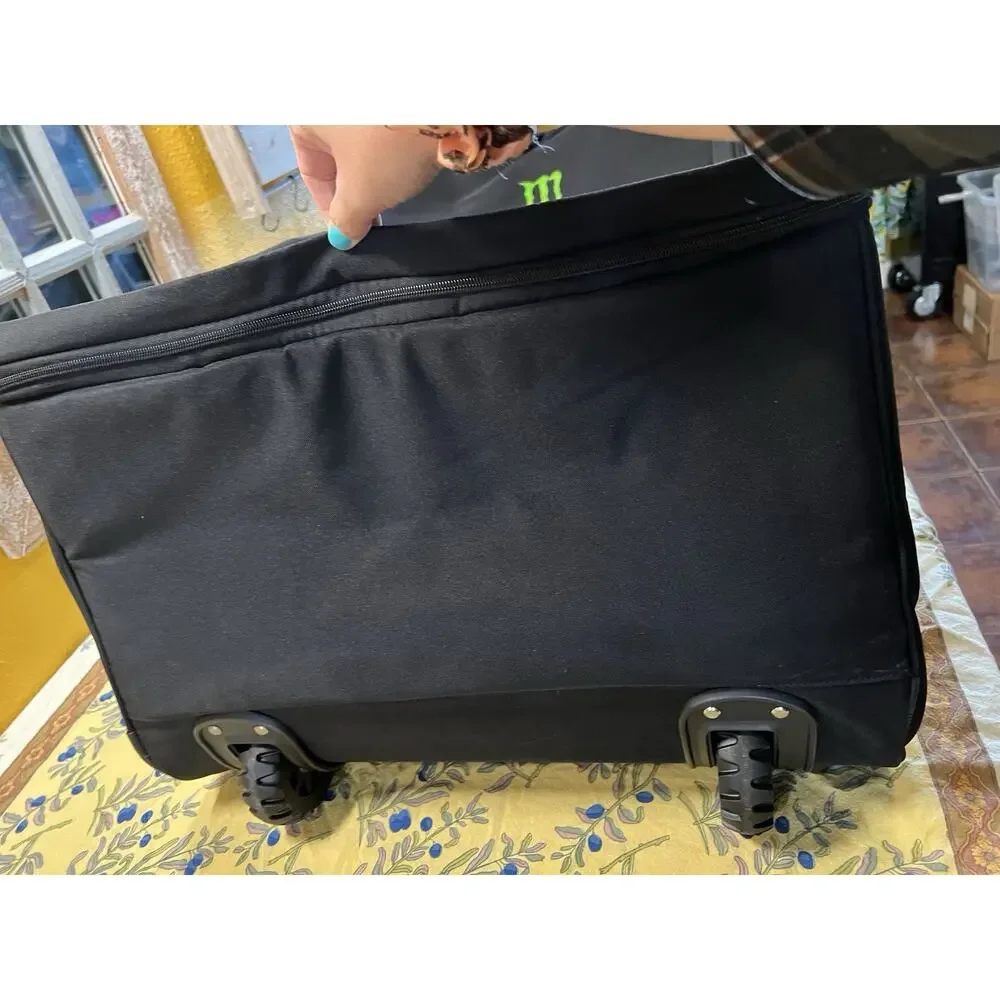 Monster Energy XXL Rolling Travel Gear Bag Wheeled Duffel Luggage 40” Promo Rare